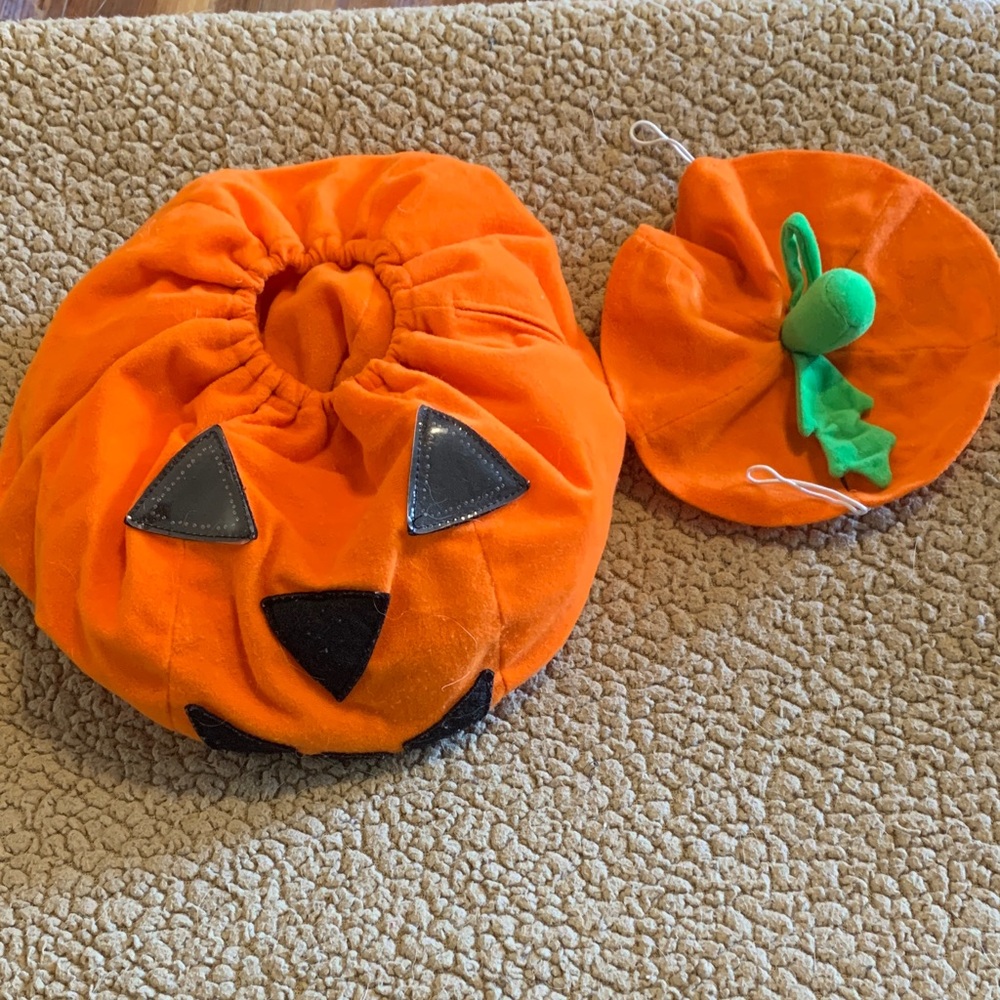 Build-A-Bear Orange Pumpkin Costume